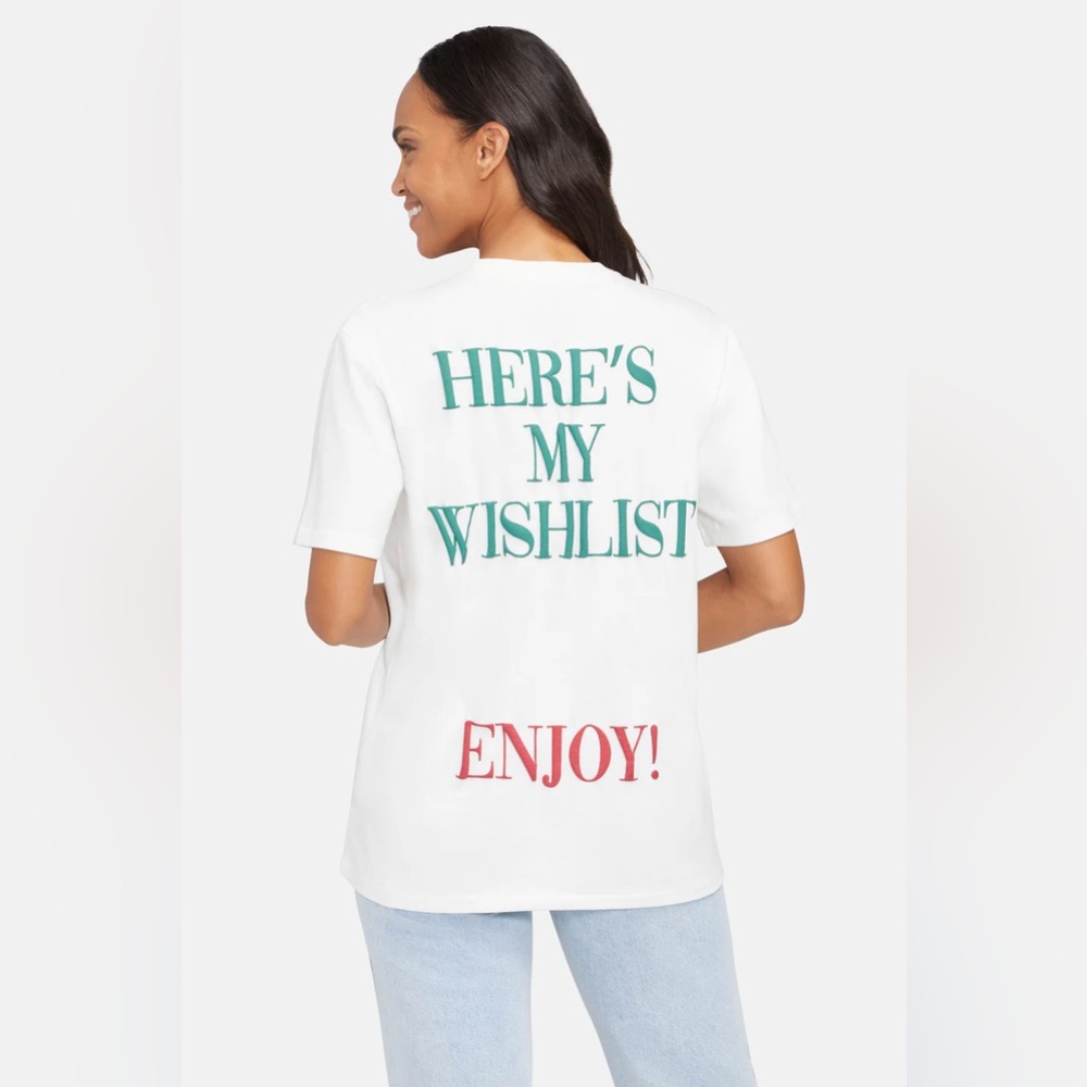 WILDFOX Wishlist Ryan Boy Tee Clean White NEW with tag